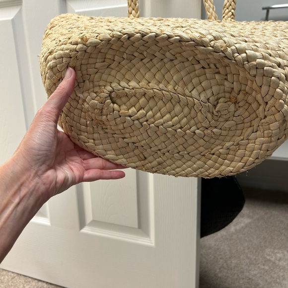 J Crew Palm Tree Straw Tote - Picture 3 of 8